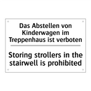 Das Abstellen von Kinderwagen /.../ - Storing strollers in the stairwell /.../