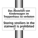 Das Abstellen von Kinderwagen /.../ - Storing strollers in the stairwell /.../