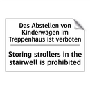 Das Abstellen von Kinderwagen /.../ - Storing strollers in the stairwell /.../