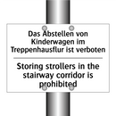 Das Abstellen von Kinderwagen /.../ - Storing strollers in the stairway /.../