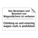 Das Besteigen und Betreten von /.../ - Climbing on and entering wagon /.../