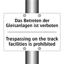 Das Betreten der Gleisanlagen /.../ - Trespassing on the track facilities /.../