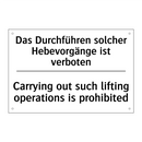 Das Durchführen solcher Hebevorgänge /.../ - Carrying out such lifting operations /.../