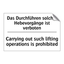 Das Durchführen solcher Hebevorgänge /.../ - Carrying out such lifting operations /.../