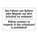Das Fahren von Rollern oder Mopeds /.../ - Riding scooters or mopeds in the /.../