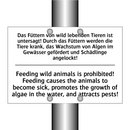 Das Füttern von wild lebenden /.../ - Feeding wild animals is prohibited! /.../