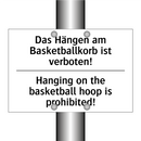 Das Hängen am Basketballkorb ist /.../ - Hanging on the basketball hoop /.../