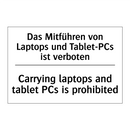 Das Mitführen von Laptops und /.../ - Carrying laptops and tablet PCs /.../