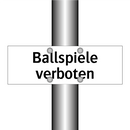 Ballspiele verboten