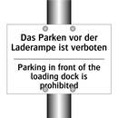 Das Parken vor der Laderampe ist /.../ - Parking in front of the loading /.../