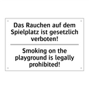 Das Rauchen auf dem Spielplatz /.../ - Smoking on the playground is legally /.../