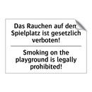 Das Rauchen auf dem Spielplatz /.../ - Smoking on the playground is legally /.../