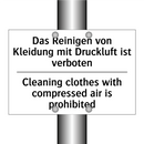 Das Reinigen von Kleidung mit /.../ - Cleaning clothes with compressed /.../