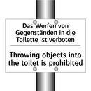 Das Werfen von Gegenständen in /.../ - Throwing objects into the toilet /.../