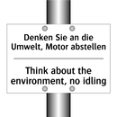 Denken Sie an die Umwelt, Motor /.../ - Think about the environment, no /.../