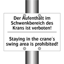 Der Aufenthalt im Schwenkbereich /.../ - Staying in the crane's swing area /.../