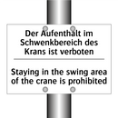 Der Aufenthalt im Schwenkbereich /.../ - Staying in the swing area of the /.../