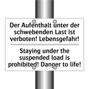 Der Aufenthalt unter der schwebenden /.../ - Staying under the suspended load /.../