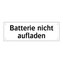 Batterie nicht aufladen