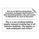 Dies ist ein Nichtrauchergebäude. /.../ - This is a non-smoking building. /.../