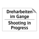 Dreharbeiten im Gange - Shooting in Progress