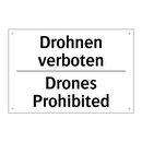Drohnen verboten - Drones Prohibited