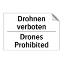 Drohnen verboten - Drones Prohibited