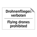 Drohnenfliegen verboten - Flying drones prohibited
