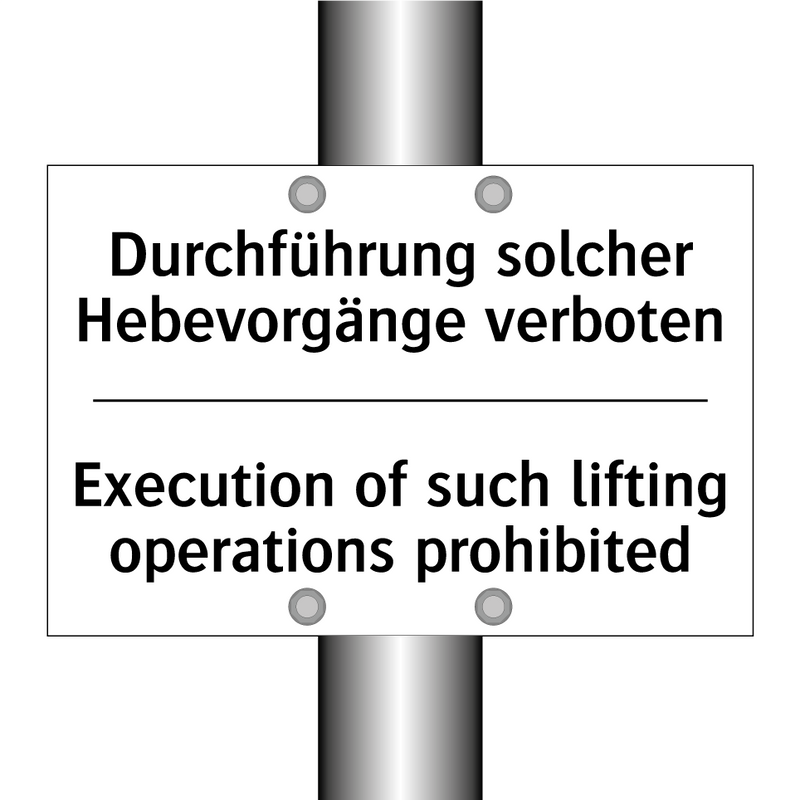 Durchführung solcher Hebevorgänge /.../ - Execution of such lifting operations /.../