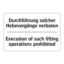 Durchführung solcher Hebevorgänge /.../ - Execution of such lifting operations /.../