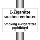 E-Zigarette rauchen verboten - Smoking e-cigarettes prohibited/.../