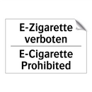 E-Zigarette verboten - E-Cigarette Prohibited