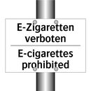 E-Zigaretten verboten - E-cigarettes prohibited