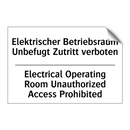 Elektrischer Betriebsraum Unbefugt /.../ - Electrical Operating Room Unauthorized /.../