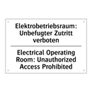 Elektrobetriebsraum: Unbefugter /.../ - Electrical Operating Room: Unauthorized /.../