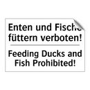 Enten und Fische füttern verboten!/.../ - Feeding Ducks and Fish Prohibited!/.../