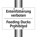 Entenfütterung verboten - Feeding Ducks Prohibited