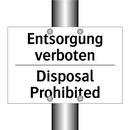 Entsorgung verboten - Disposal Prohibited