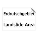 Erdrutschgebiet - Landslide Area