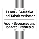 Essen - Getränke und Tabak verboten/.../ - Food - Beverages and Tobacco Prohibited/.../