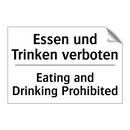 Essen und Trinken verboten - Eating and Drinking Prohibited