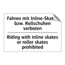 Fahren mit Inline-Skates bzw. /.../ - Riding with inline skates or roller /.../