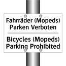 Fahrräder (Mopeds) Parken Verboten/.../ - Bicycles (Mopeds) Parking Prohibited/.../
