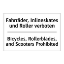 Fahrräder, Inlineskates und Roller /.../ - Bicycles, Rollerblades, and Scooters /.../