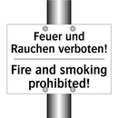 Feuer und Rauchen verboten! - Fire and smoking prohibited!
