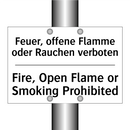 Feuer, offene Flamme oder Rauchen /.../ - Fire, Open Flame or Smoking Prohibited/.../