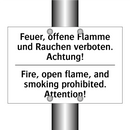 Feuer, offene Flamme und Rauchen /.../ - Fire, open flame, and smoking /.../