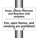 Feuer, offene Flammen und Rauchen /.../ - Fire, open flames, and smoking /.../