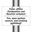 Feuer, offene Zündquellen und /.../ - Fire, open ignition sources, and /.../