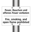 Feuer, Rauchen und offenes Feuer /.../ - Fire, smoking, and open flame /.../
